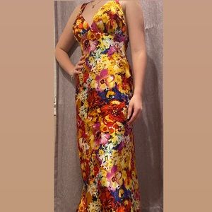 Formal colorful flower dress